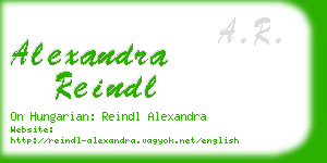 alexandra reindl business card